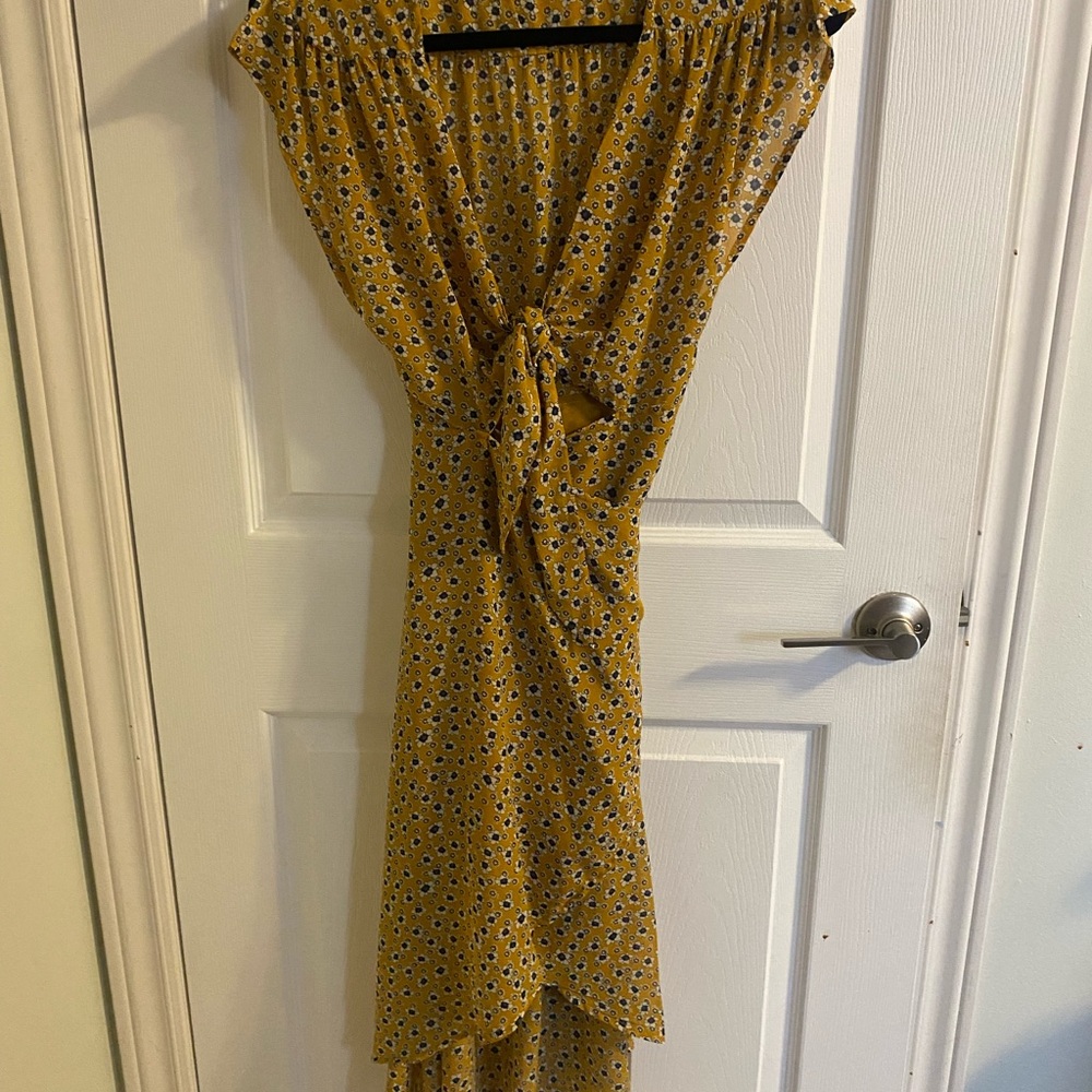 Floral Yellow Dress